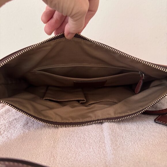 Coach Brown Leather Shoulder Bag - Picture 13 of 14